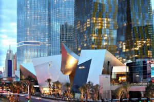 Crystal City Center at Night Las Vegas