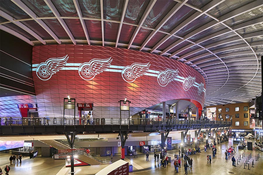 Little Caesars Arena A Pillar of Urban Renewal, 2017-03-14, ENR