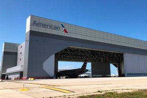 Front of American Airlines Hanger II