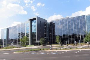 Front of Raleigh Office Building