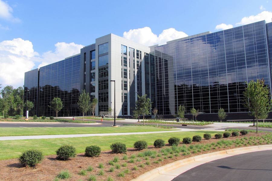 Side of Raleigh Office Building