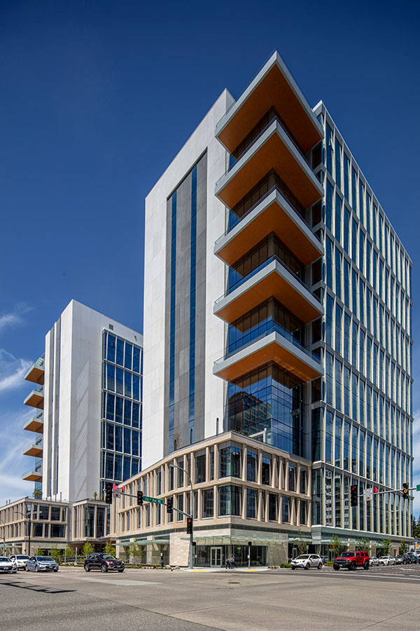 Exterior of 1001 Bellevue Office Buildings.