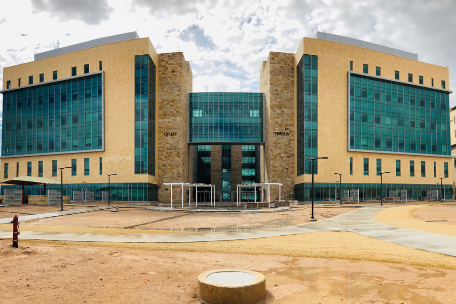Exterior of the William Beaumont Army Medical Center.