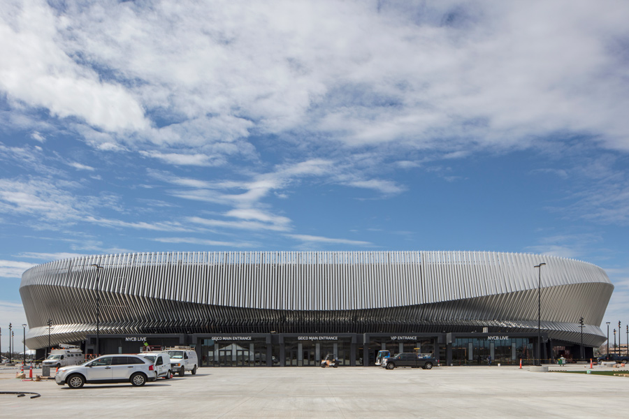 Exterior of the Nassau Coliseum