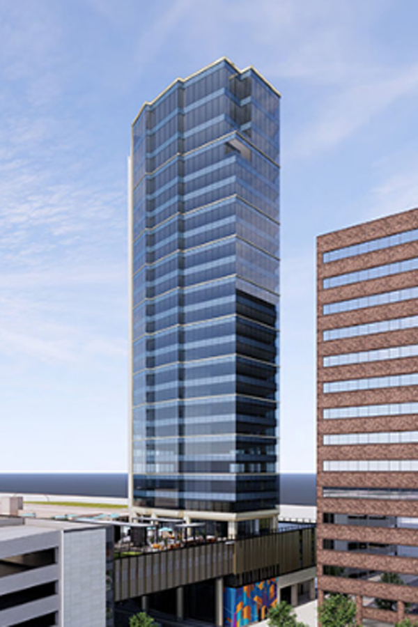 Arial photo of the Tower of Grand.